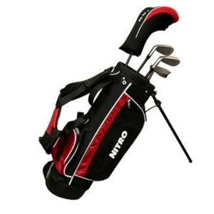 Nitro Blaster Junior 6 Pc Golf Set with Stand & Bag Ages 3-6 *BRAND NEW IN BOX*